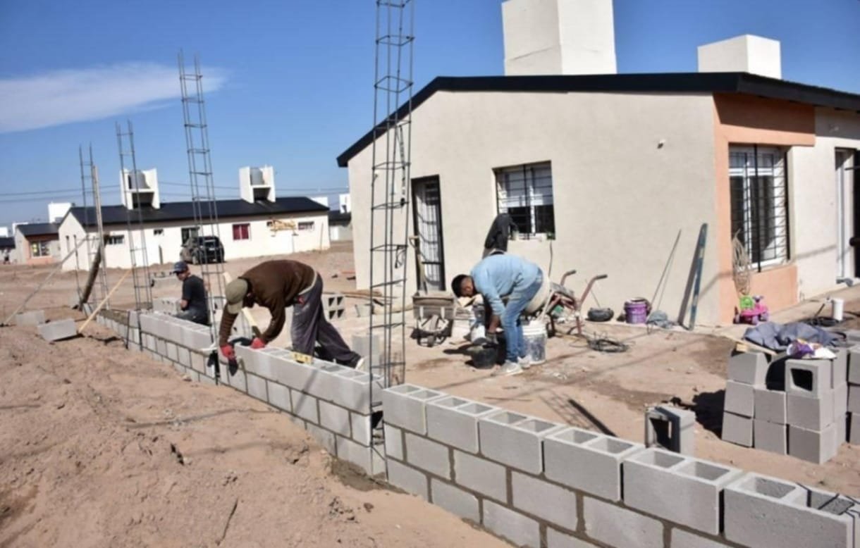 Proyecto inmobiliario en etapa de obra civil